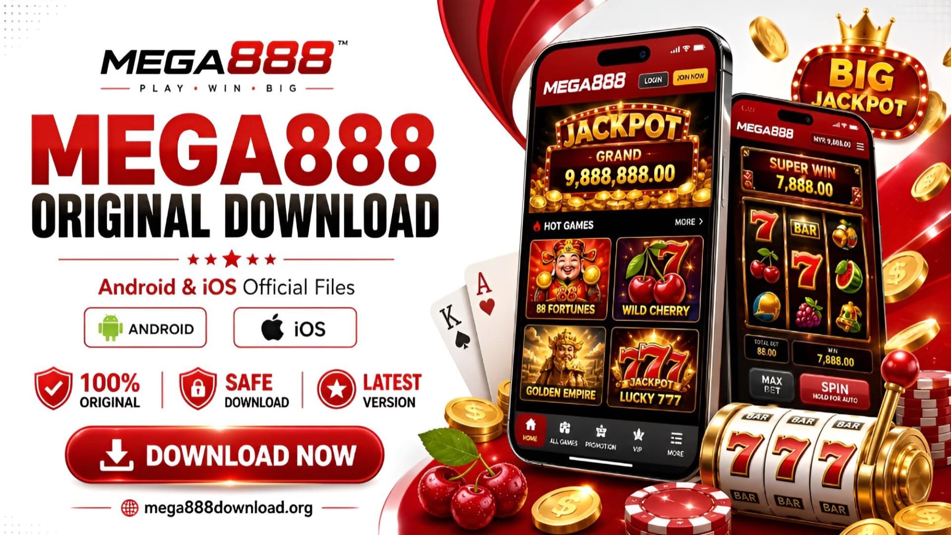 Mega888 Download 2026 – Official Android & iOS